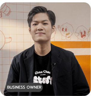 Business Owner คุณบุญฤทธิ์ (พี่แฮม) Founder and Owner, ChaaChaa Malatang “4 ปีของการฝึกงานใน 7-Eleven ให้ประสบการณ์ที่หลากหลาย และสามารถต่อยอดในการทำธุรกิจได้เช่นกัน”